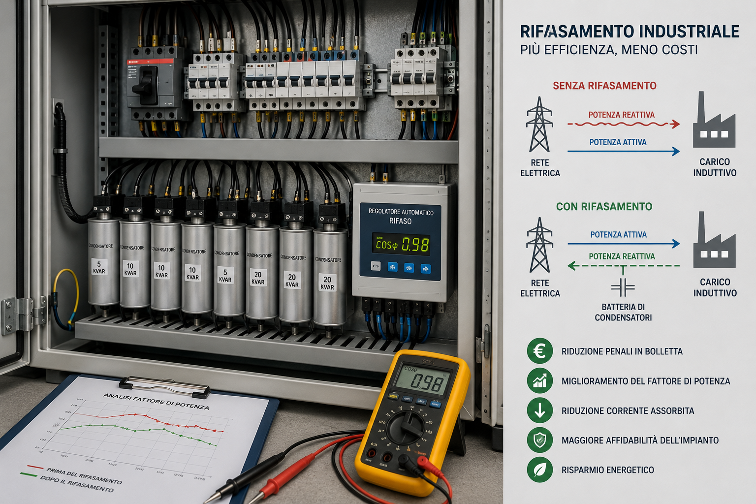 rifasamento industriale